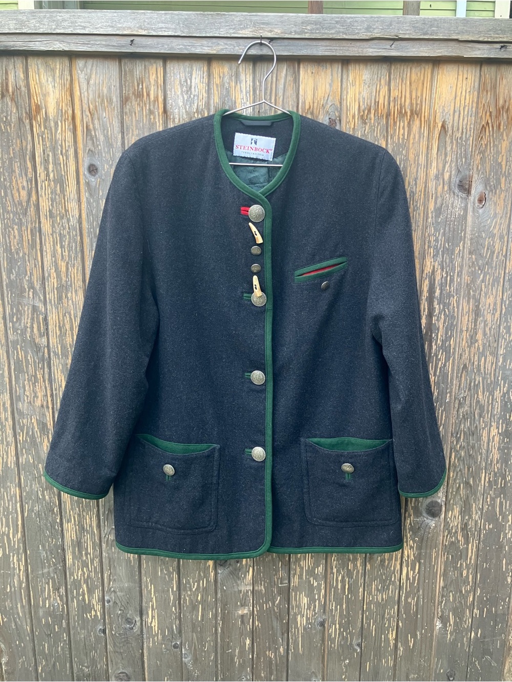 Steinbock cashmere and wool coat